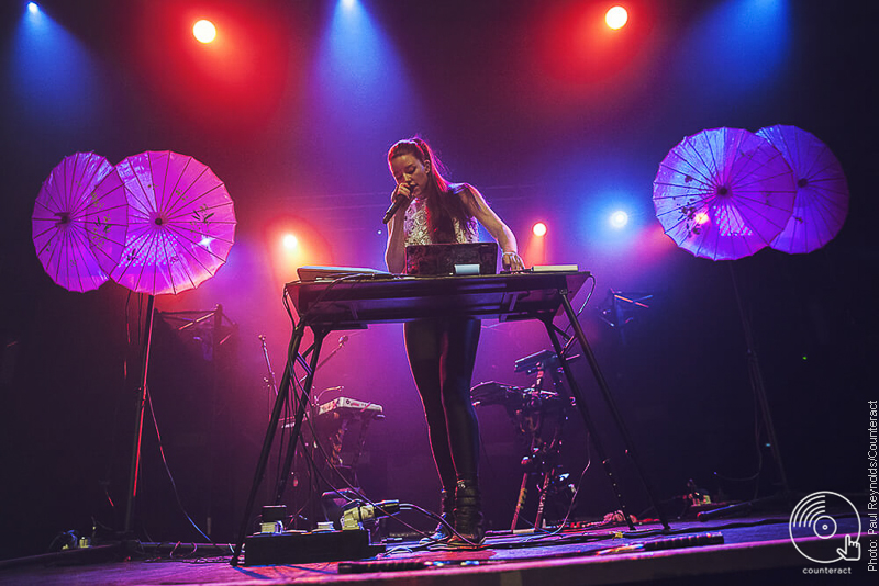 Hana supporting Grimes at the O2 Academy in Birmingham
